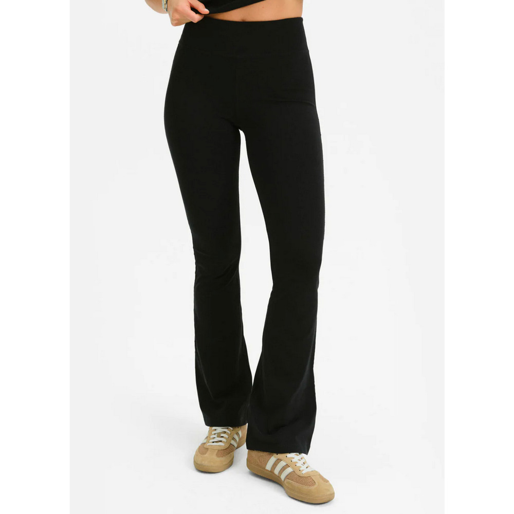 MATE The Label Organic Stretch Boot Cut Pants Black XL NWT